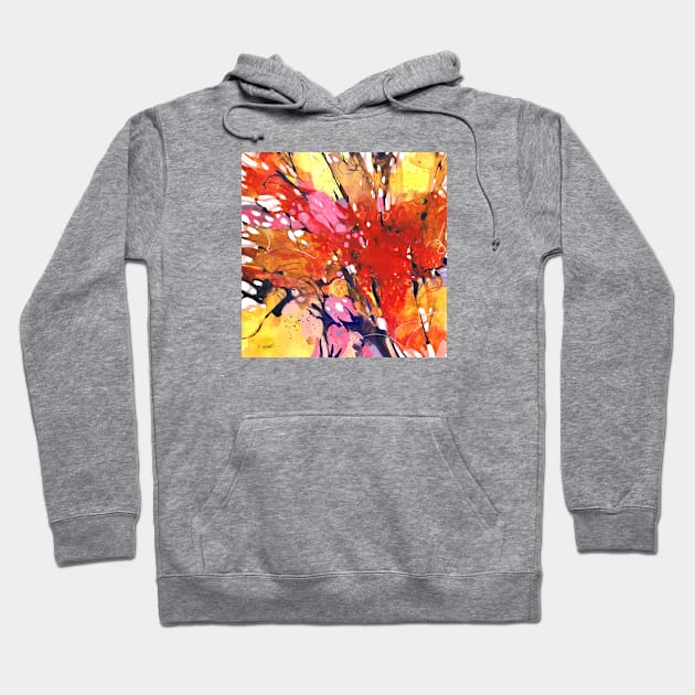 Nature 7379 abstract garden Hoodie by Andreuccetti Art